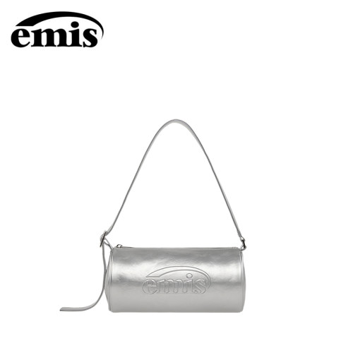 emis圆筒美式复古时尚百搭单肩包