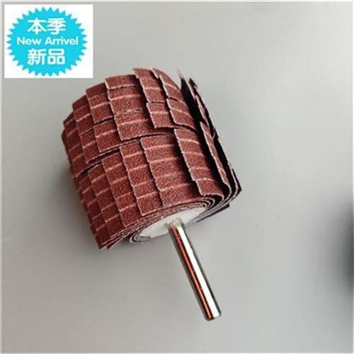 极速孔抛光研磨i棒打磨头纸砂r沙片砂轮圆带型柱柄T百.叶轮木头木