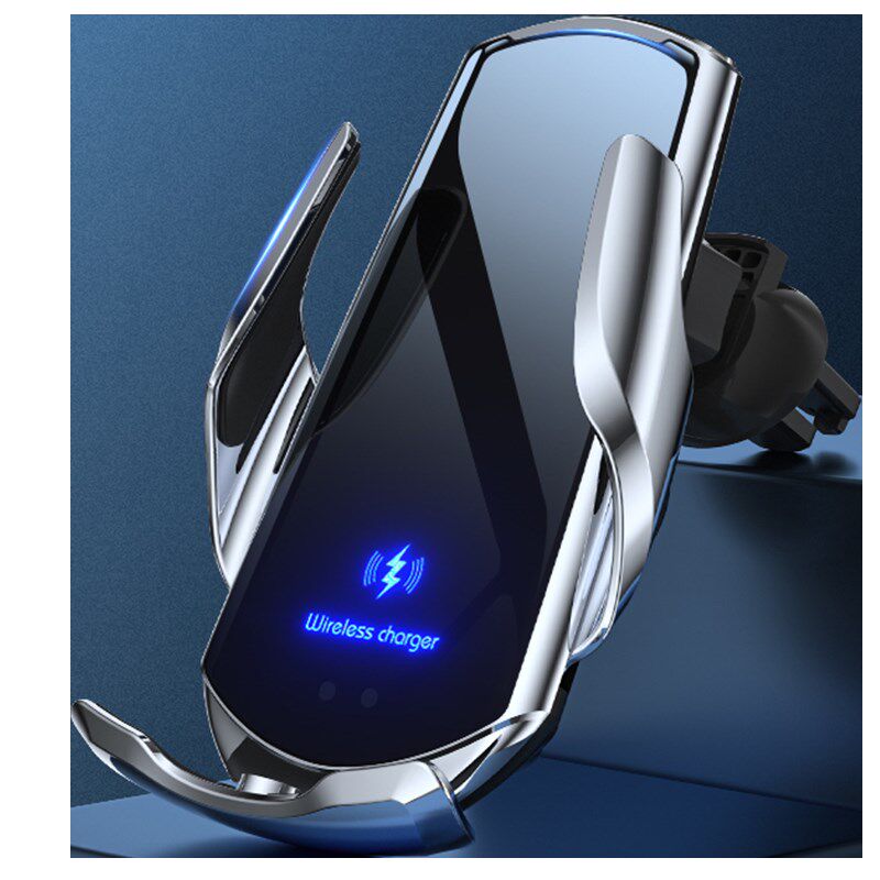 极速手机车载支架2021新u款智能语音控制无线快充手机架充电器导