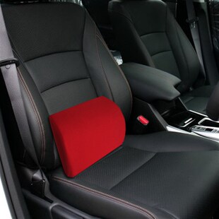 极速汽车记忆棉护腰靠垫超薄款车B用腰枕靠背办公室腰垫迷你座椅
