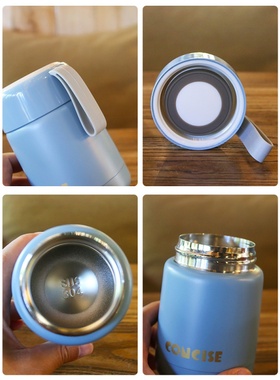 极速inas原宿风简约创意304不锈钢保温杯便携焖烧罐学生保暖广口