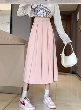 极速Elegant Chiffon Black Skirt LongF Skirt 2023 Summer Spri