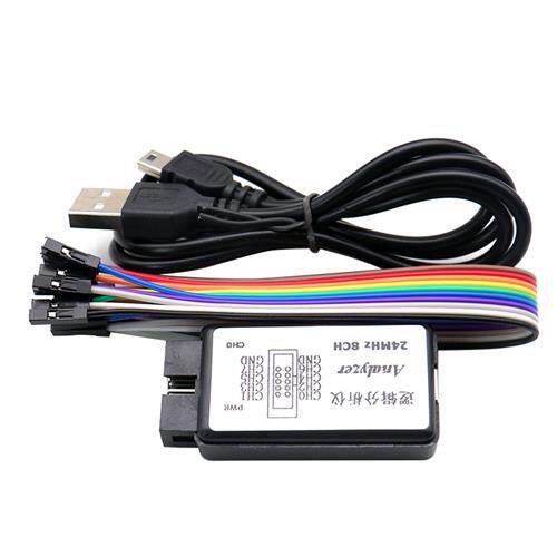 新品USBc逻辑分析仪 单晶片ARM FPGA调试利器 24M采样8通道 usb s