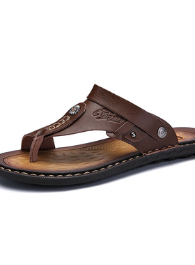 极速2021 Mens Sandalsr Genuine Leather Men Summer Shoes Lei