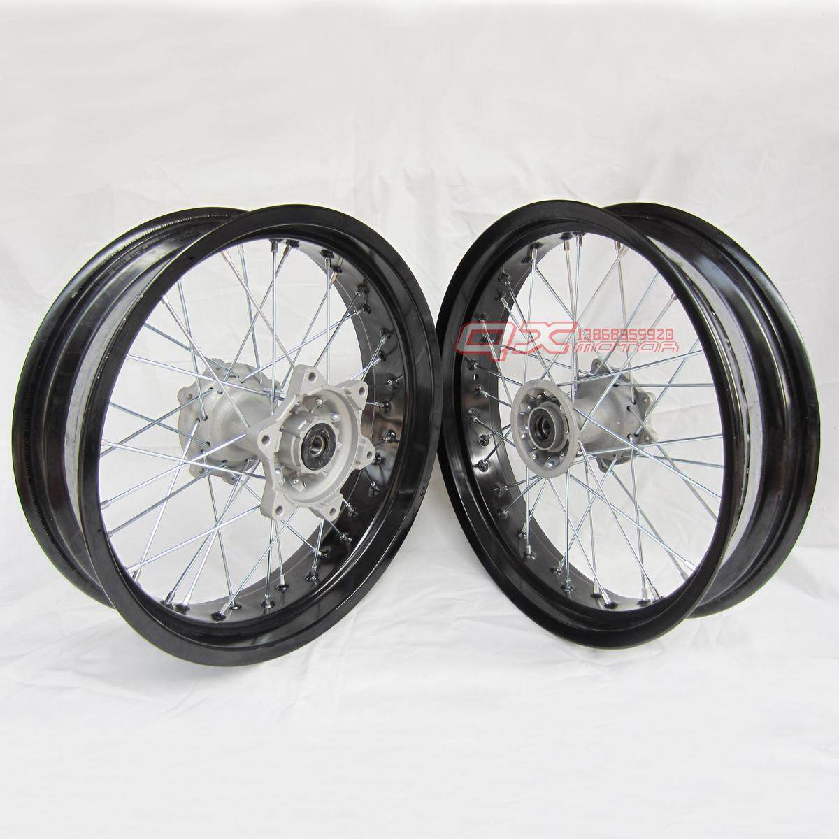 极速BSE波速尔189 歼1歼5 大越野摩托车改装1P7寸公路版滑胎轮毂