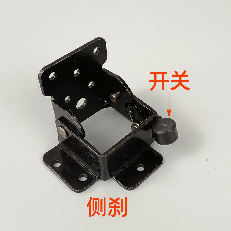 90&deg;度自锁折叠铰链坑桌椅板凳床茶几折叠合页叶五金家具配件