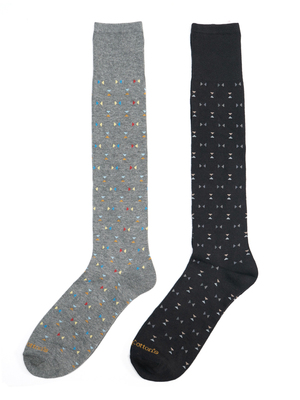 舒适棉质男士复古传统膝盖及膝Knee-High高筒小腿长筒袜HC