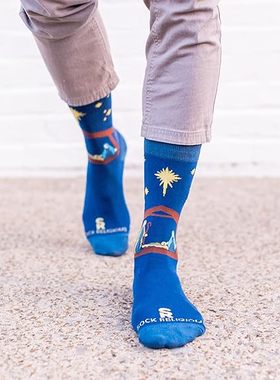 舒适棉质Nativity圣诞复活节圣诞Catholicism男袜天主SR