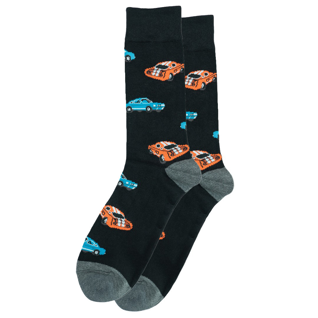 竹袜竹纤维抗菌防臭透气排湿美式肌肉跑车车老爷车中筒男袜BA137