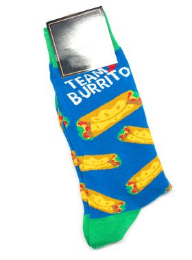 舒适棉墨西哥玉米卷饼TEAMS BURRITO中筒男袜DH148