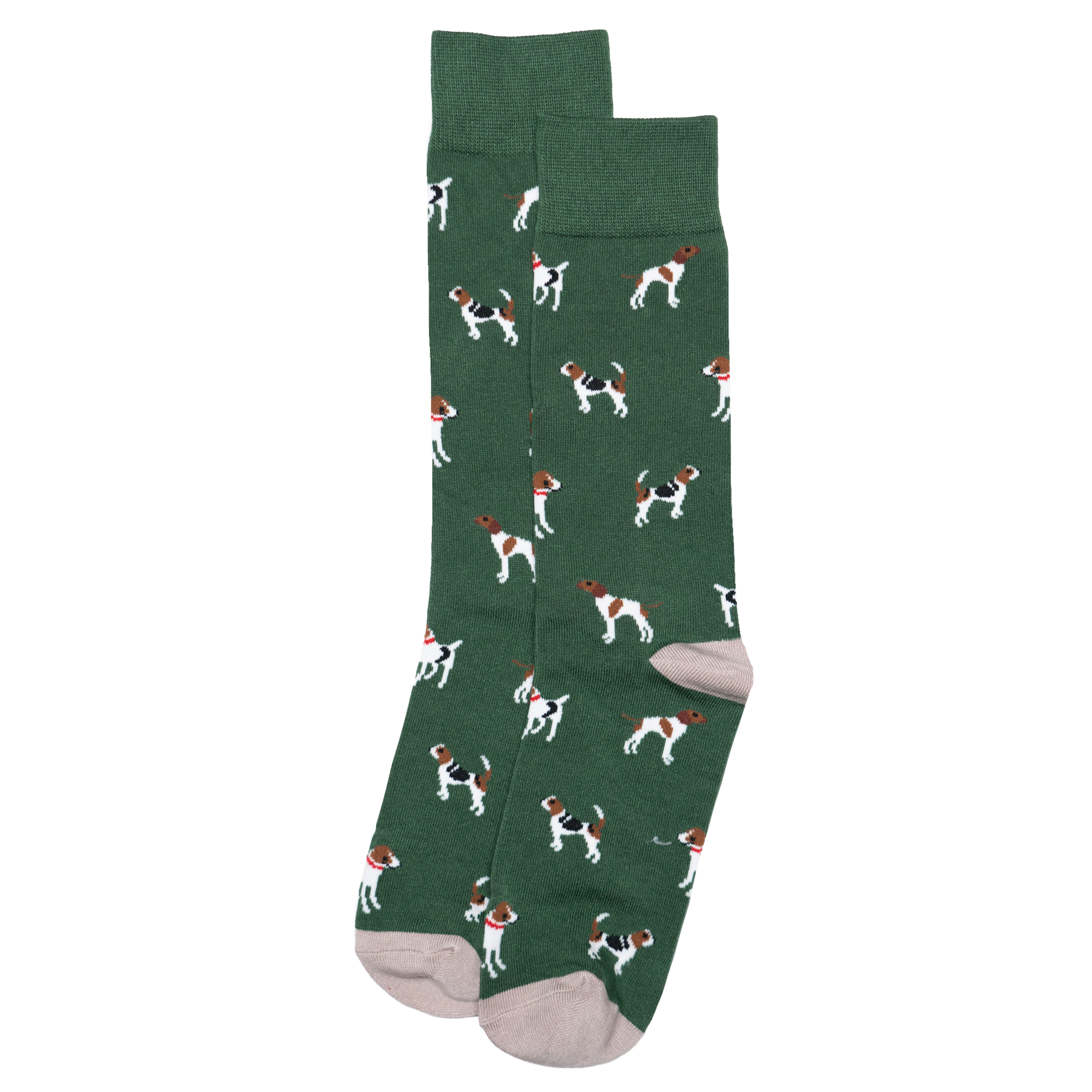 竹袜竹纤维抗菌防臭吸汗透气Beagle比格犬中筒春秋男袜HT