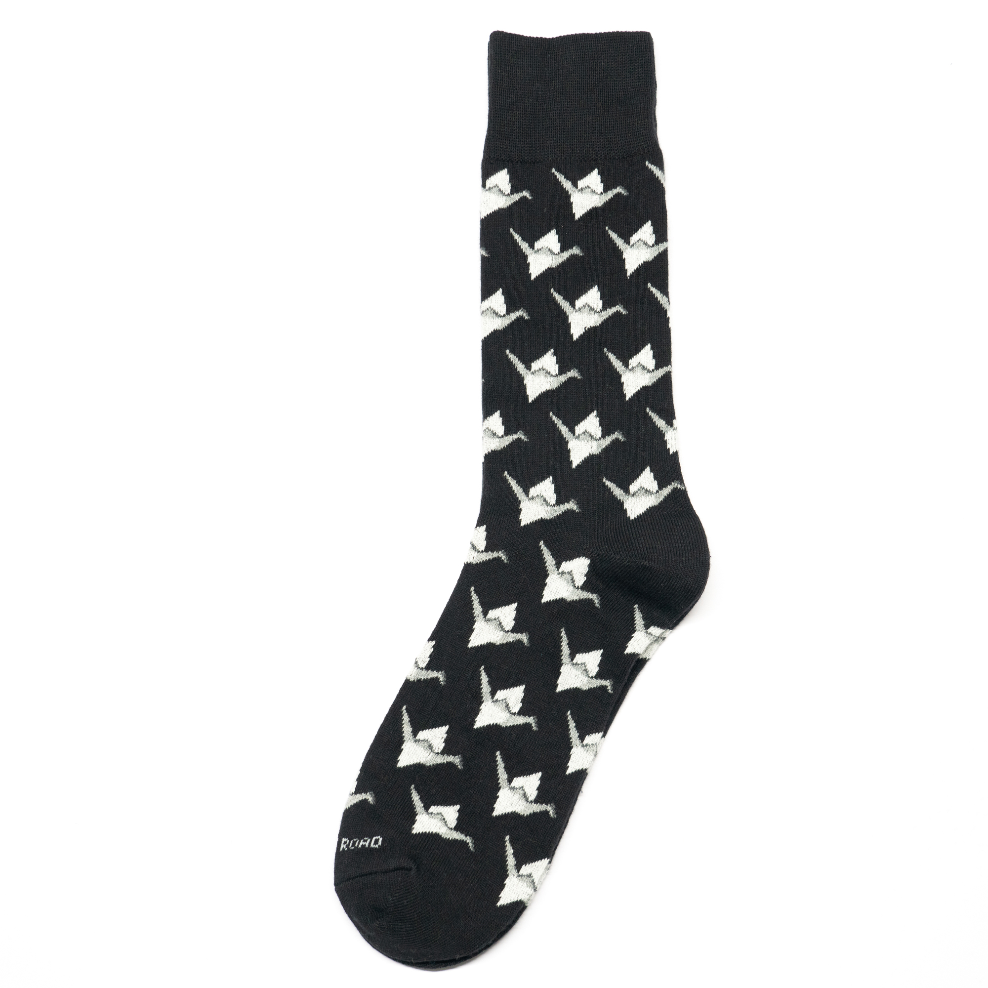 舒适棉质千纸鹤许愿美好愿望图案中筒男袜CR091