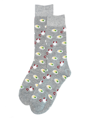 舒适棉质Deviled Eggs魔鬼蛋中筒男袜潮袜