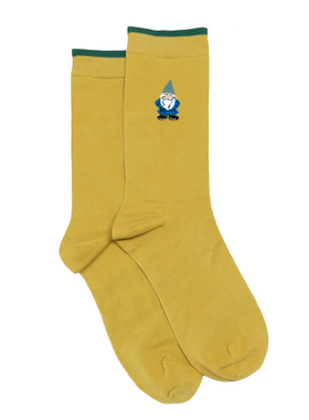 舒适有机棉Greyson Gnome小矮人土地神无骨对目对口男袜THO458