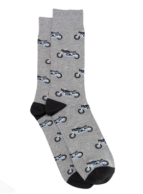 舒适棉质Motorcycle哈雷摩托车机车中筒男袜BR005