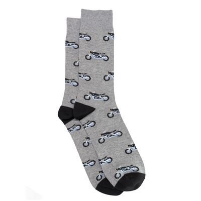 舒适棉质Motorcycle哈雷摩托车机车中筒男袜BR005