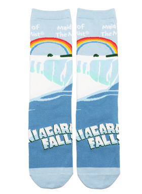 NIAGARA FALLS尼加拉瓜瀑布彩虹中筒男女袜FBF37-47