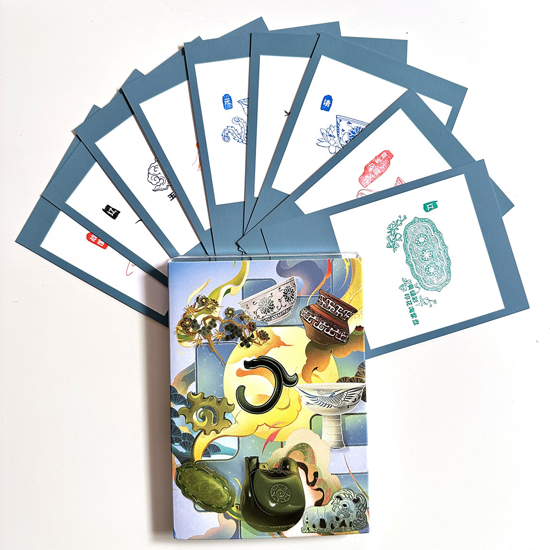 赤峰市博物馆盖章本MUS印章集章卡创意礼品纪念明信片内蒙文创