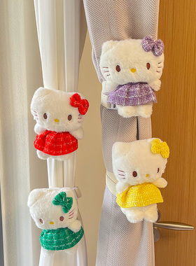 猫咪窗帘扣捆绑带可爱卡通儿童房创意客厅纱帘束带收纳绳装饰点缀