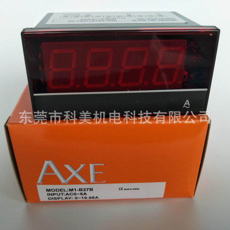 长期现货供应 台湾钜斧/AXE电流表 M1-A13A M1-A13B DC0-10V输入