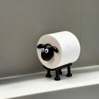 Little sheep toilet paper rack, toilet roll rack, tissue rack, toilet paper storage rack, cute and creative toilet decoration thumbnail 6