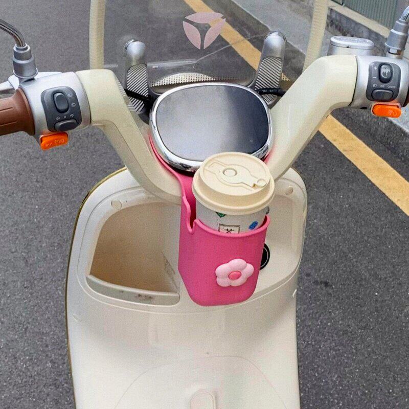 电动车水杯放置架矽胶置物袋骑行通用杯套自行车婴儿车推车放水壶