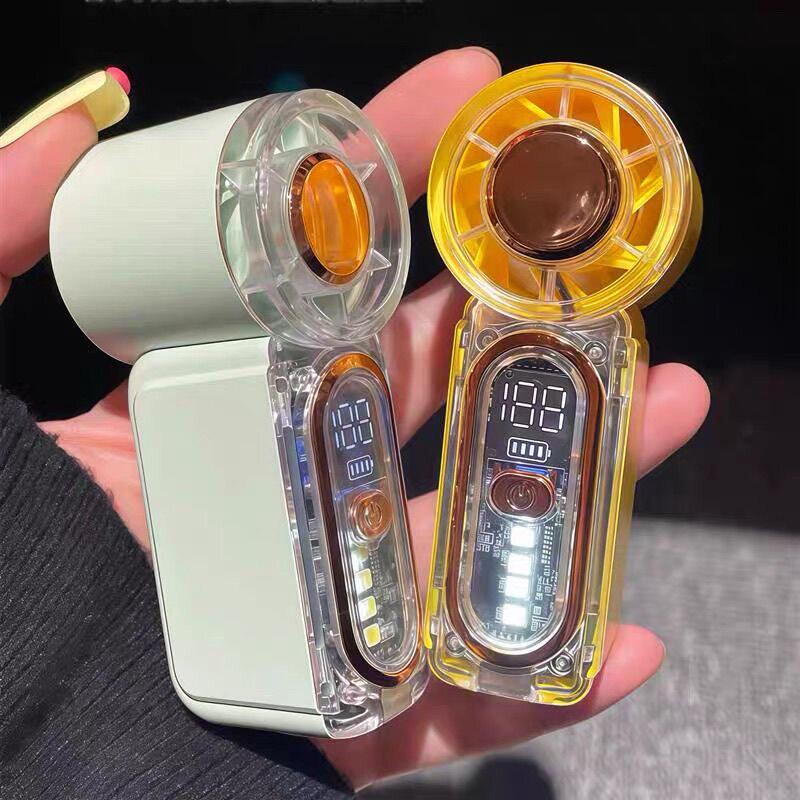 新款跨境高速迷你超轻男女学生手持风扇户外随身便携口袋USB风扇