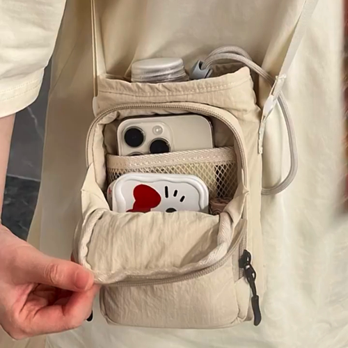 2025新款斜跨手机包女轻便旅行包包女款户外爬山水壶包运动骑行包