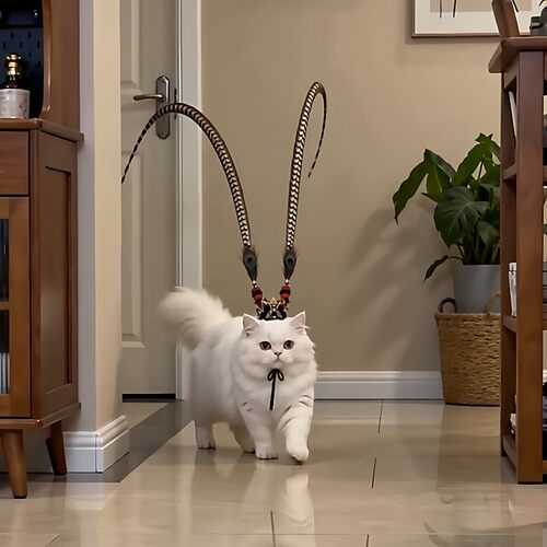 猫咪武安侯头饰逐玉谢征同款齐天大圣紫金冠宠物拍照氛围感道具