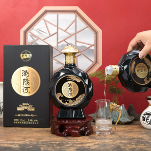 浏阳河酒52度粮食酿造白酒整箱6瓶高档送礼盒装 宴请招待特价酒水