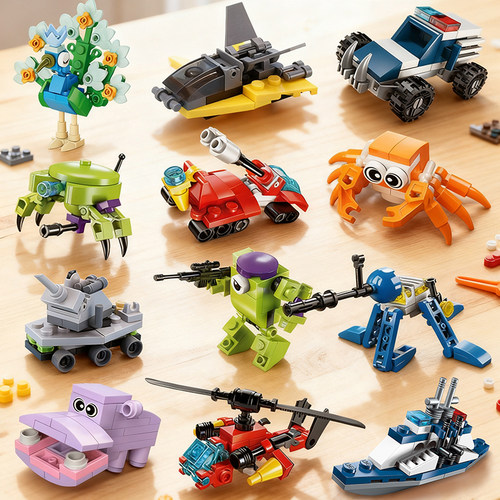 仅2.9元包邮小颗粒积木