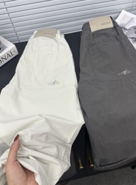 儿童简约清新休闲裤夏款宽松韩版男女童春夏长裤潮流时尚百搭裤子
