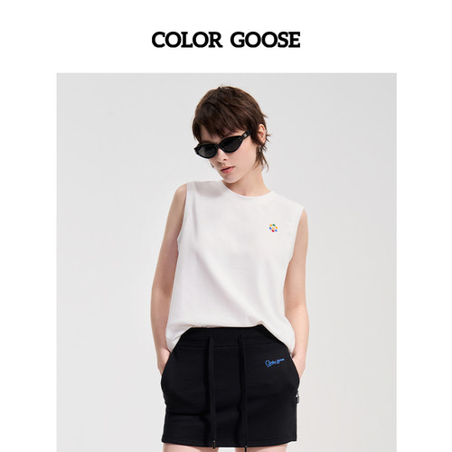 COLORGOOSE春夏简约休闲背心女