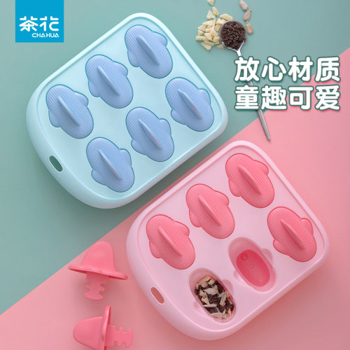 茶花雪糕模具硅胶冰格食品级材质