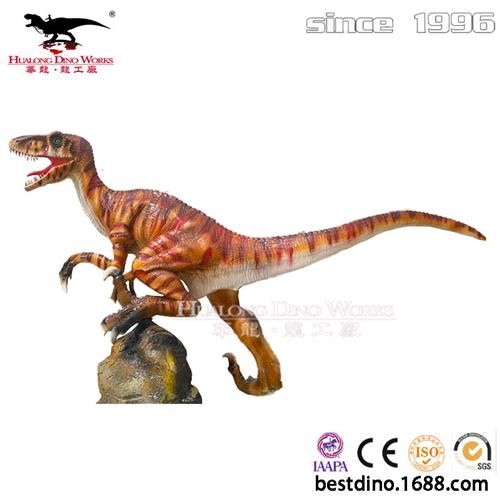 硅胶电动机械恐龙模型仿真仿生电动恐龙恐爪龙模型制作工厂.