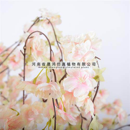 仿真樱花树紫藤花仿真花加密樱花枝玻璃钢大型假树仿真大树桃花树