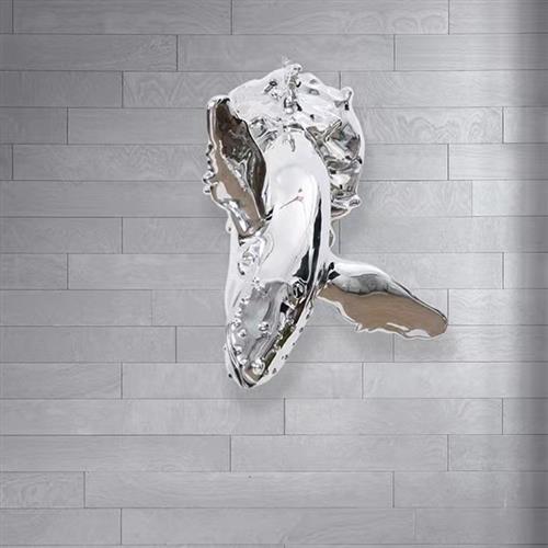 鲸鱼雕塑摆件海豚鲨鱼落地装饰售楼处酒店大堂楼梯间玻璃钢艺术品