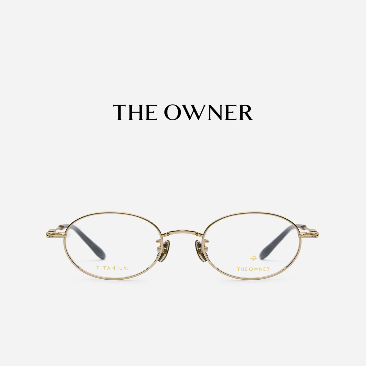 THE OWNER入戏椭圆精致小框钛镜框新款超轻光学近视眼镜架TJ1003