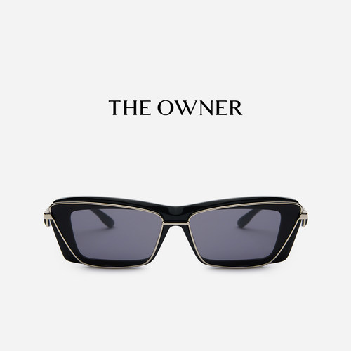 theowner/入戏猫眼方形墨镜
