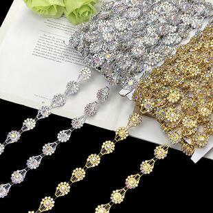 傣族服装新款挂件少数民族服装花边 diy刺绣塑料钻链花边服装辅料