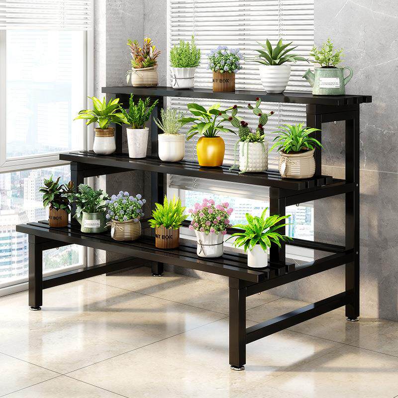 阳台花架置物架户外装饰落地式室外多肉花盆架阳台客厅多层盆栽架