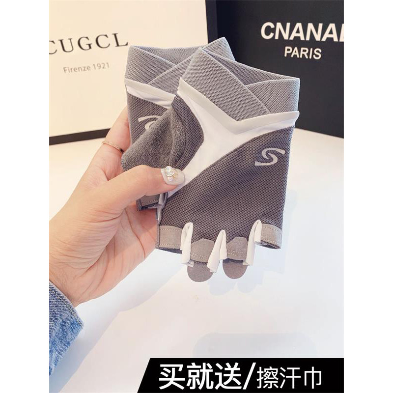健身手套男女半指运动夏季薄透气防滑耐磨器械训练防起茧撸铁骑行图片