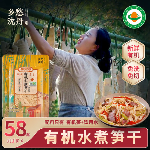 乡愁沈丹有机水煮笋南平春笋