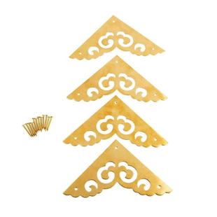 极速4Pcs 65mm Antique Jewelry Box Wood Case DecoraUtive Feet