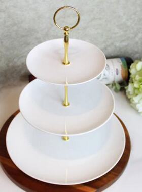 极速1pc 2/3 Tier Cake Plate Stand HandleK Fitting Hardware R