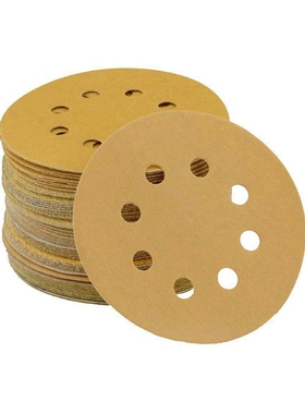 极速96PCS 5 Inch 8 Holes Rouynd Detail Sander Sandpaper Sand