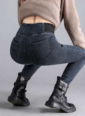 极速Woman Jeans Pants High Waizst Trousers Autumn And Winter