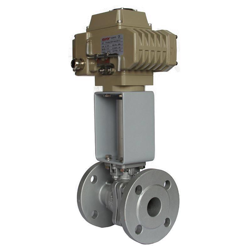 极速电动高温球阀铸钢法兰高温快速切断阀QI941F-16电动高温蒸汽