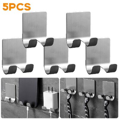 极速5/3/1pcs Punch Frese Razor Holder Wall Hook Men Shaving