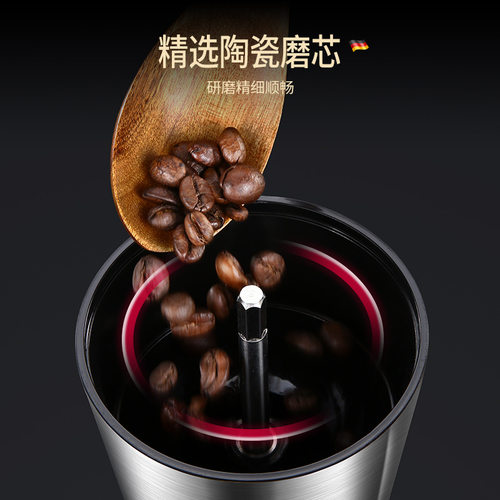 新品手摇咖啡磨豆机器具意式手动电动研磨机手冲机U家用便携全自
